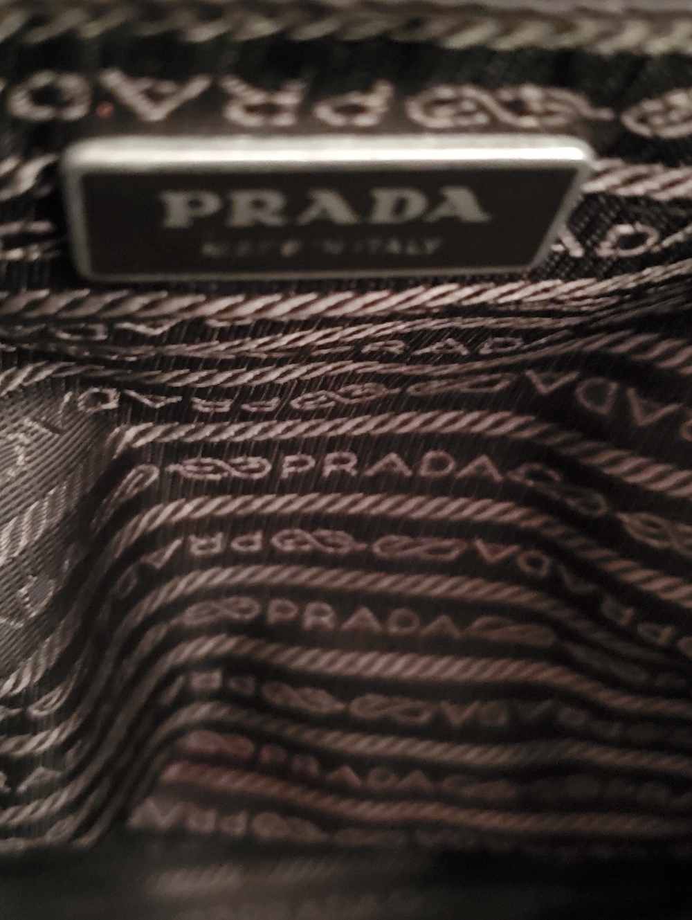 PRADA Vintage Nylon Backpack Brown - Picture 4 of 12